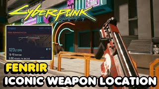 How To Get The Fenrir In Cyberpunk 2077 Iconic Weapon Location [upl. by Robertson]