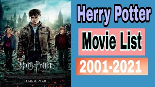 Harry Potter All Movie List [upl. by Nnairak]