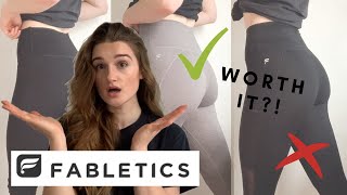 FABLETICS LEGGINGS HAUL amp REVIEW  VERY HONEST [upl. by Arec]