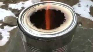 Tin Can Gasifier Stove [upl. by Heddi]