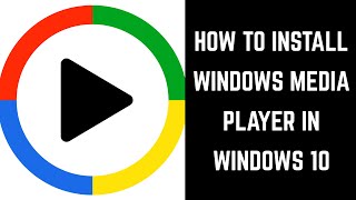 How to Install Windows Media Player in Windows 10 [upl. by Orva]