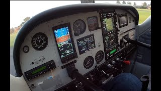 LPV approach and CWS with STEC 3100 and Avidyne new Drift Ghost X camera [upl. by Sivra287]