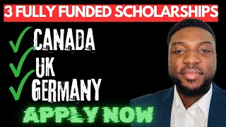 3 Fully Funded Scholarships with Deadlines in AugustSeptember Apply Now for Free [upl. by Maximilian438]