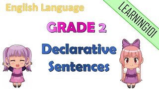 Types of Sentences Declarative Sentences Grade 2 [upl. by Aurelius336]