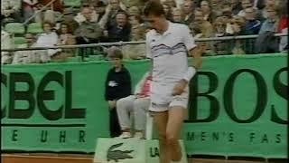 Hamburg 1987 F Lendl vs Mecir 13 [upl. by Shauna731]