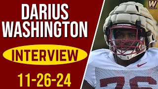 FSU OL Darius Washington speaks on his career FSUUF Game  FSU Football  Warchant TV FSU [upl. by Nelan713]