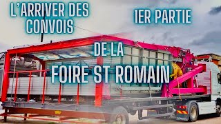 LES PREMIERS CONVOIS DE LA FOIRE ST ROMAIN 2024 [upl. by Yared]