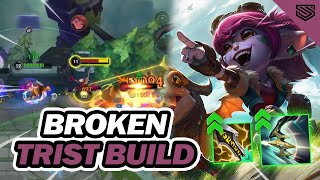 NEW BROKEN TRISTANA BUILD 🔥 25 KILLS 50K DAMAGE 15 MINUTES  Wild Rift 51a Gameplay [upl. by Bevis879]