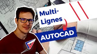 Créer et utiliser les multilignes AutoCAD [upl. by Hamburger]