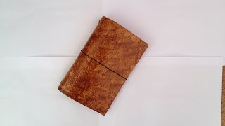 TrashToTreasure  4  Eco Dori  Midori Style Notebook [upl. by Menon]