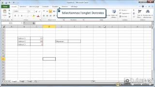 Comment utiliser le solveur déquation avec Excel 2010 [upl. by Marou]