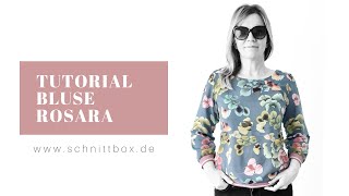 Bluse nähen Tutorial [upl. by Alracal]