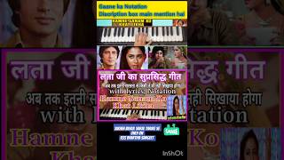 Hamne sanam ko khat likha harmonium status kshamasingh song bollywood shorts musicvideo old [upl. by Guyer]