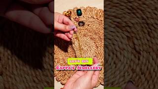 DIY Ganesha Jewellery with Pipe Cleaner😱😱 diy jewellery ganpatibappa ganesha ganesh [upl. by Bran]