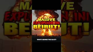 quotMassive Explosion in Beirut Israeli Strike Targets Hezbollah Warehouse [upl. by Manard]