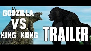 King Kong vs Godzilla TRAILER [upl. by Atnomed742]