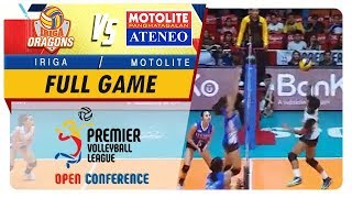 PVL OC 2018 IrigaNavy vs AteneoMotolite  Full Game  2nd Set  November 4 2018 [upl. by Hewart73]