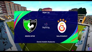 DENİZLİSPORLA ANALİG KARİYER  DENİZLİSPOR vs GALATASARAY  PES 2021 20202021 SEZONU [upl. by Ttcos341]