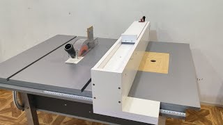 The best DIY table saw fence [upl. by Ynna]