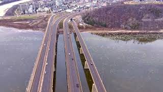 Drone flights before the river ices up [upl. by Mario]