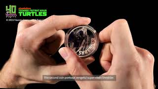 Unboxing Teenage Mutant Ninja Turtles 2024 1oz Silver Proof Coloured Coins [upl. by Ednil]