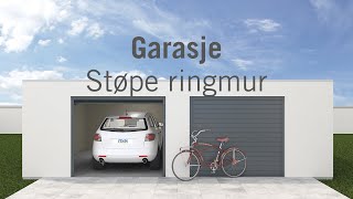 Garasje – Støpe ringmur [upl. by Mortimer]