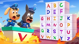 ABC Surprise Box  Learn Alphabet A to Z  Educational Cartoon  Sheriff Labrador  BabyBus [upl. by Lurette]