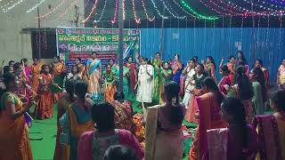 Kodad Bathukamma Celebrations  Day  5  Ramalayam Temple  2024 [upl. by Lalittah]