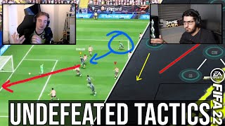 ePL Champion Explains How He Went UNDEFEATED with 352 TACTICS  FIFA 22 [upl. by Annahavas]