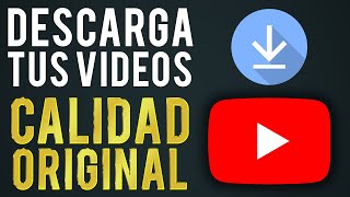 Como Descargar Videos De YouTube Sin Perder Calidad  Tus videos en HD 2K 4K y sin perder Bitrate [upl. by Deloria]