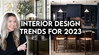 TOP 10 INTERIOR DESIGN  HOME DECOR TRENDS FOR 2023 [upl. by Lindy]