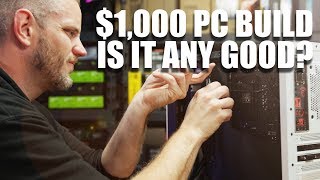 1000 Budget Gaming PC is it worth building a PC yet [upl. by Jania]