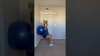 Third trimester stability ball exercises thirdtrimester fitpregnancy fitpregnancyjourney fitmom [upl. by Hach]