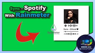 How to Sync Spotify with Rainmeter Skins Easy Fix for Music Player Issues  2024 [upl. by French469]