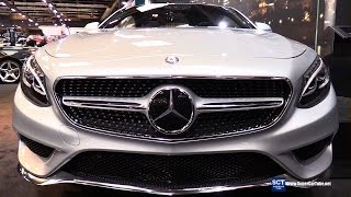 2016 MercedesBenz SClass S550 4Matic Coupe ExteriorInterior Walkaround 2016 Montreal Auto Show [upl. by Adiuqram]