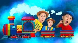 Clickety Clack Train Song  Tigi Boo Kids Songs [upl. by Lelith]