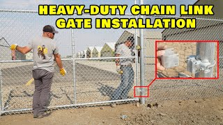 The Best HeavyDuty Gate Hinge For Chain Link [upl. by Omiseno]