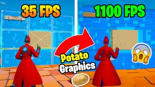 How to Get Potato Graphics in Fortnite Max FPS  0 Delay 😍 [upl. by Annorah]