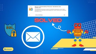 How To Fix the quotUnable to verify the identity of the serverquot Error in Apple Mail 2022 [upl. by Laux]