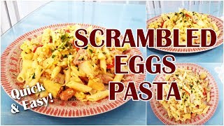 Scrambled eggs pasta  Tasty amp Healthy Recipe  Simple Swad [upl. by Divan]