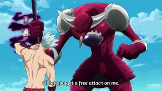 Ban vs Galand Full Fight  Ban Best Fight  Nanatsu no taizai [upl. by Ahsiekin]