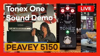 Tonex One  PEAVEY 5150 Amp Test [upl. by Nosilla]