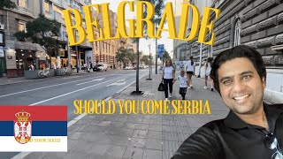 Belgrade City View and Night Life  Hotel Moskva  Should you Come Serbia  Indian Muslim in Serbia [upl. by Anaz]