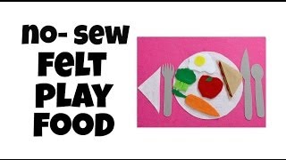 NoSew Felt Play Food Pintober 10 [upl. by Errised]