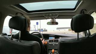 Drive in a 2007 Renault Vel Satis through Quiberon Bretagne [upl. by Vernier382]