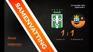 Samenvatting SV Gramsbergen 1  SV Nieuwleusen 1 [upl. by Gosnell]