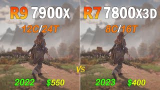 Ryzen 7 7800X3D vs Ryzen 9 7900X  Which is better for Gaming amp Workstation [upl. by Gaby]