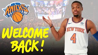 WELCOME BACK  Shocking Reunion Knicks Eyeing Dennis Smith Jr for Key Comeback Move KNICKS NEWS [upl. by Spohr318]