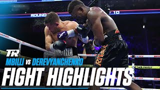 Christian Mbilli Shines Against Sergiy Derevyanchenko At Home  FIGHT HIGHLIGHTS [upl. by Younglove772]