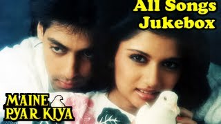 Maine Pyar Kiya  All Songs Jukebox  Salman Khan amp Bhagyashree  Old Hindi Songs  Evergreen Hits [upl. by Alludba]